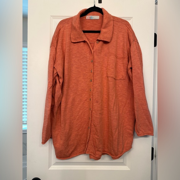 Free People Beach Zuma Sweater Set Savannah Red (Coral) Size XL - Picture 4 of 12